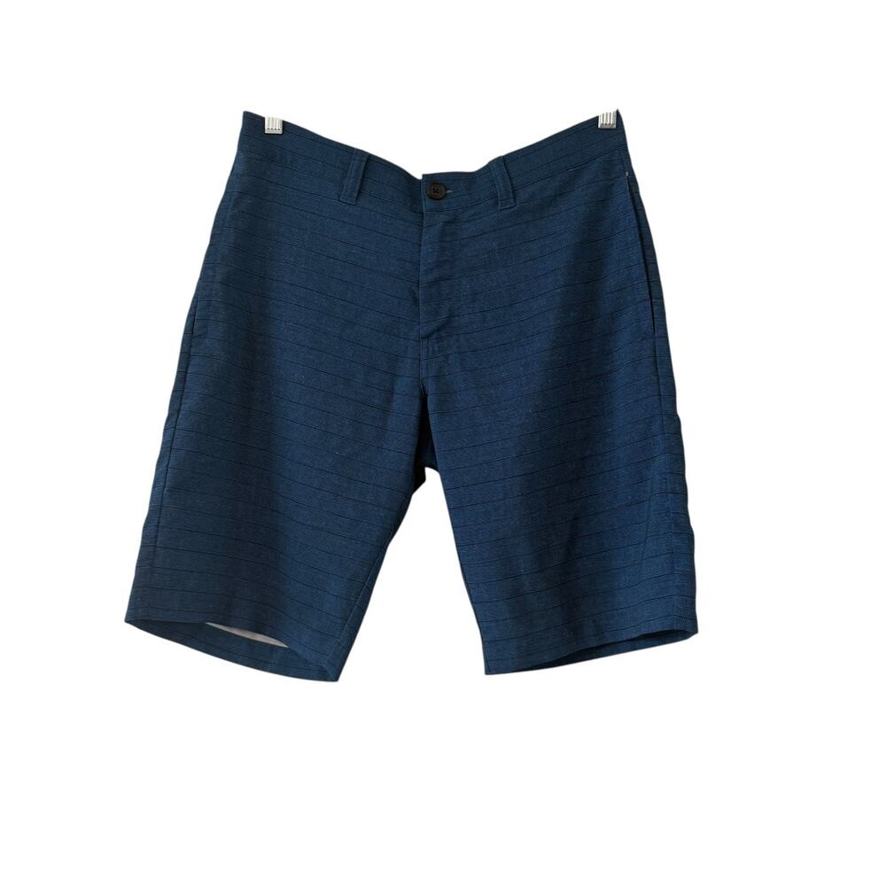 travis mathew mens blue bermuda shorts men size 32